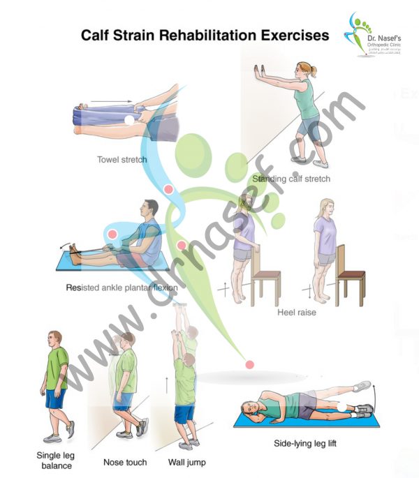 Calf Strain Exercise - DrNasef